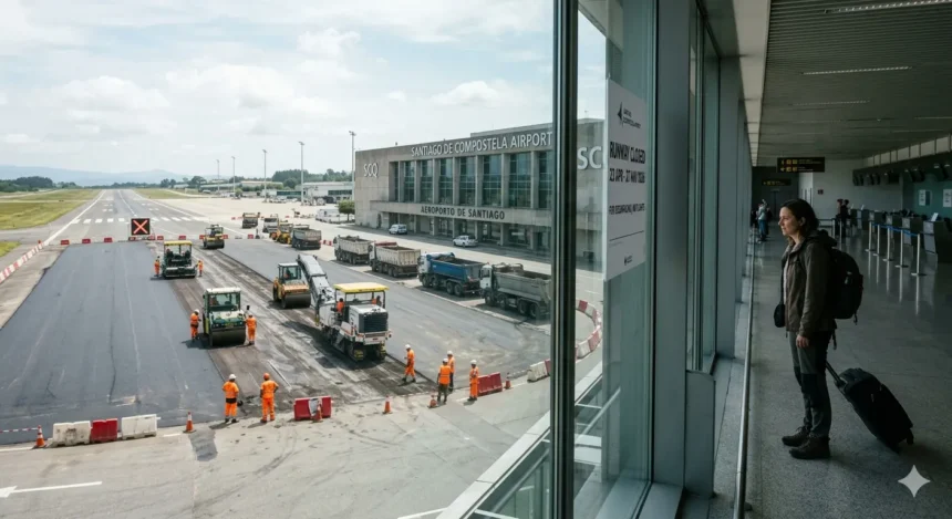 Santiago de Compostela Airport Closure: East London 2026