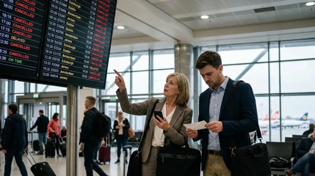 What does “airlines cancelling flights due to fuel” mean for East London?