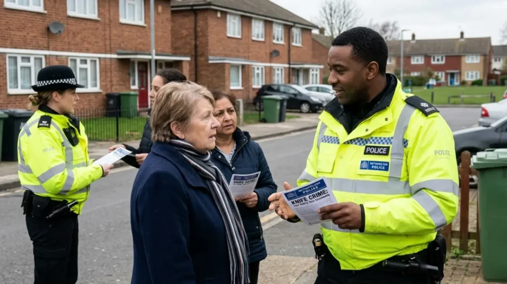 What guidance are police giving residents after the stabbing?