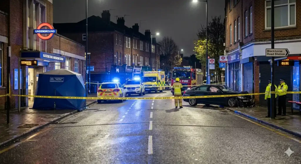 What happened in the Blackhorse Road fatal crash?