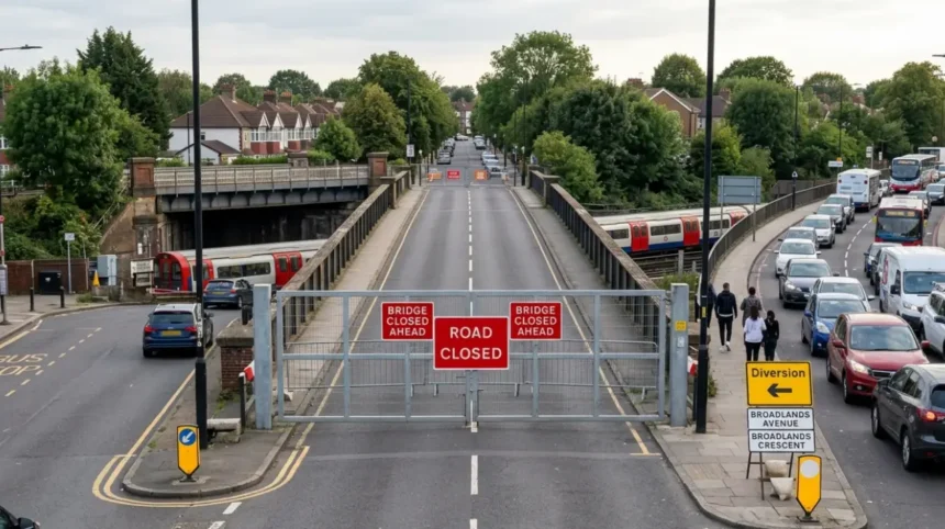 Broadmead Road Bridge Closure Impact and Alternative Routes
