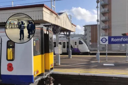 Councillor Films Six Fare Dodgers at Elizabeth Line Station, Romford 2026