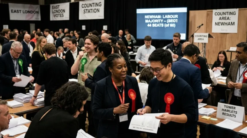 East London Local Election Results: Full Borough Wins