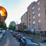 Hackney fire at Clapton maisonettes, London Fire Brigade responds, 2026