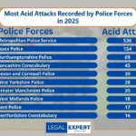 UK Acid Attack Hotspots Revealed in Shocking FOI Data 2025