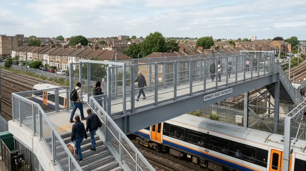 What is the Kennedy Road Footbridge?