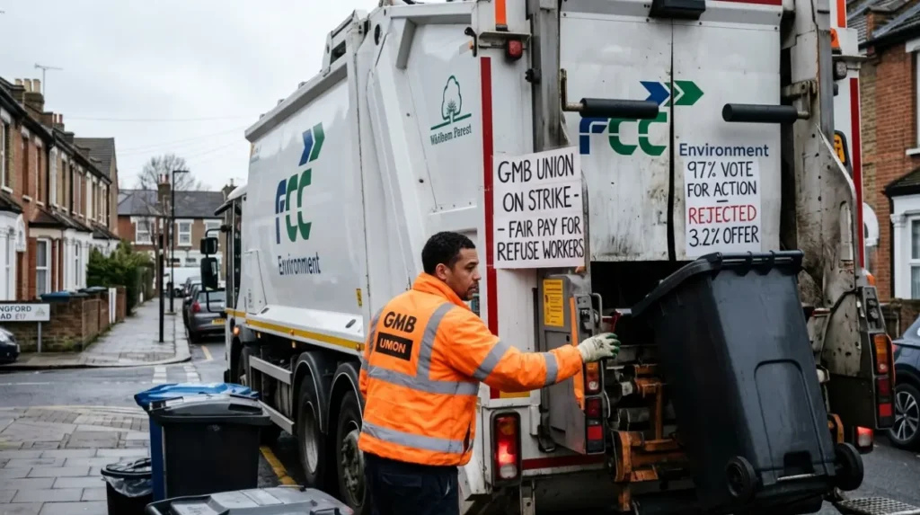 What were the Waltham Forest bin strikes?