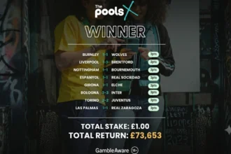 Arsenal season-ticket holder wins £73k on The Pools
