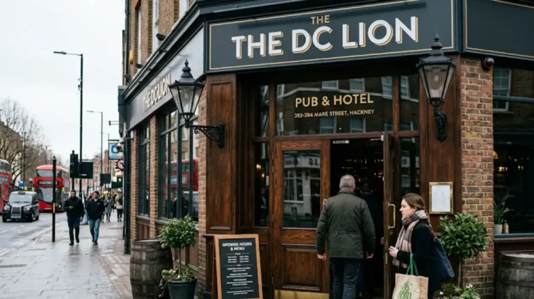 DC Lion Hackney New Pub on Mare Street Opening Hours and Menu
