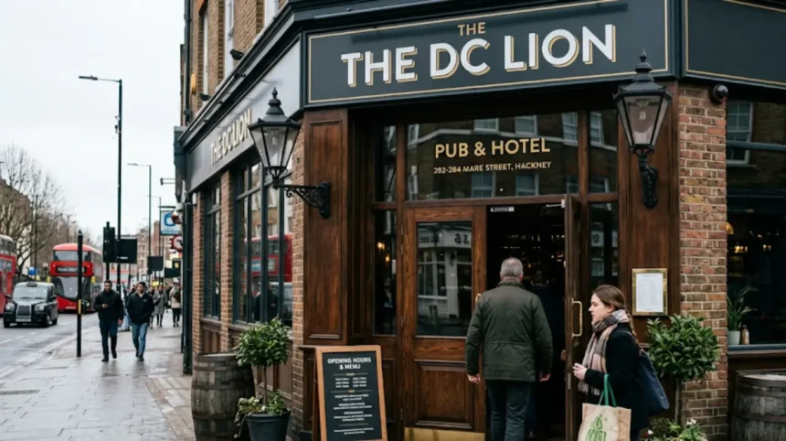 DC Lion Hackney New Pub on Mare Street Opening Hours and Menu