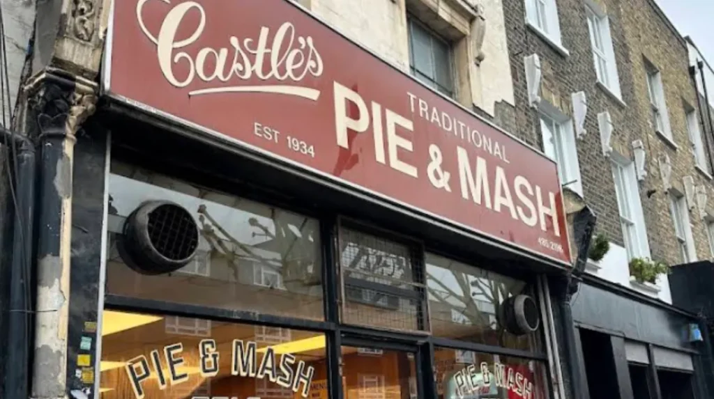 What is pie and mash in East London?
