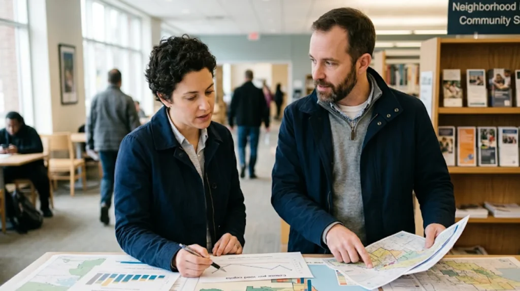 What metrics should renters and buyers analyze when evaluating local safety?