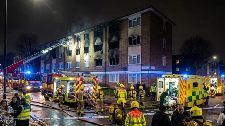 Bethnal Green Fire What Started It and Emergency Response