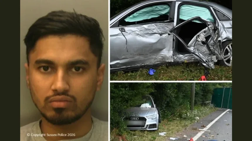 East London Driver Jailed After 130mph Fatal Brighton Crash