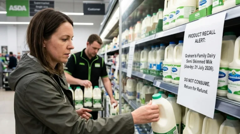 Semi Skimmed Milk Recalled: East London Guide to Grahams Dairy Alert 2026
