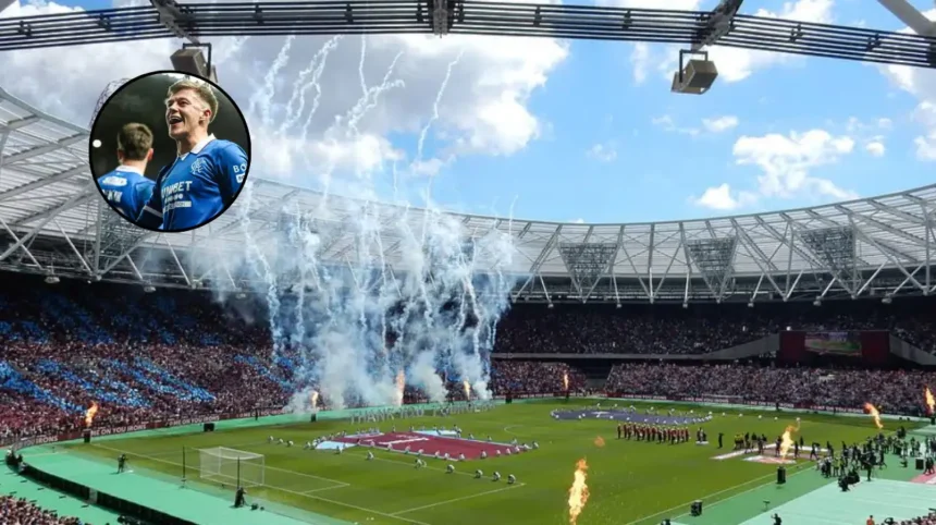 West Ham Target Rangers Midfielder Connor Barron: London 2026