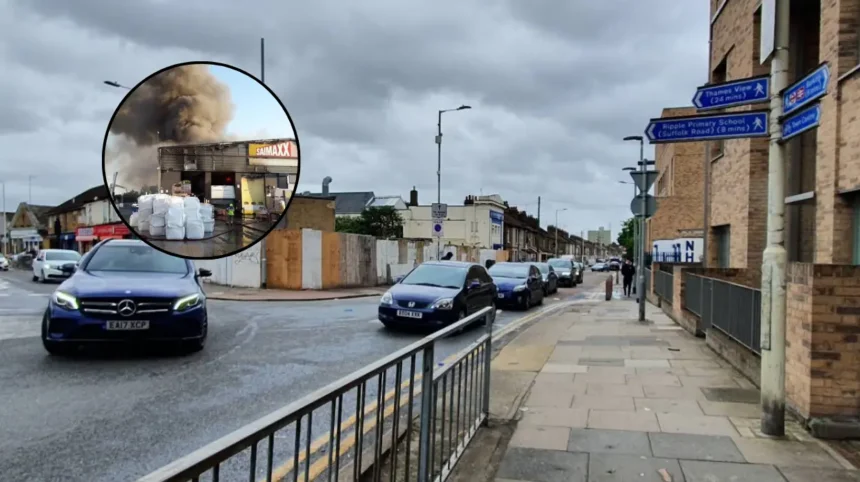 125 Firefighters Tackle Massive Ripple Road Warehouse Fire, Barking 2026