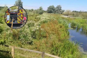 90 Firefighters Battle Massive Wildfire at Hornchurch Country Park East London 2026