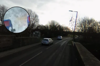 Burst Pipe Gushes Over Car on Hacton Lane Hornchurch 2026