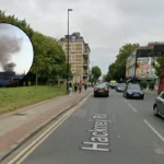 Shoreditch fire on Hackney Road evacuates residents, 2026
