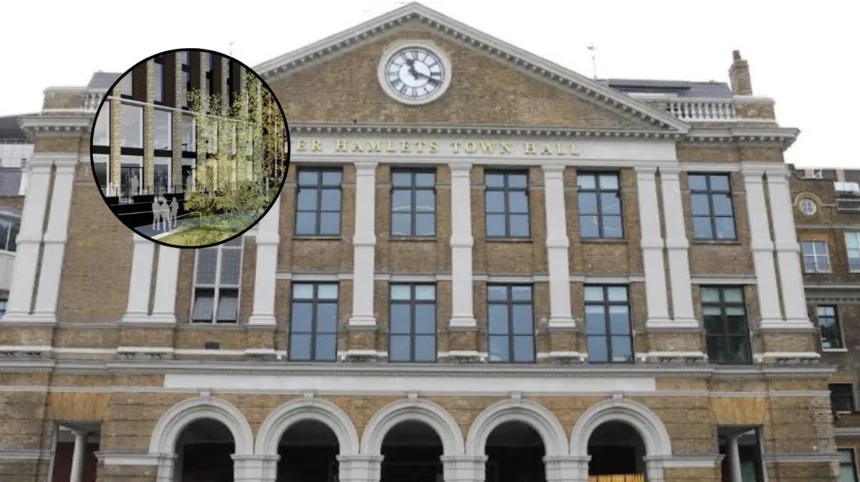 Tower Hamlets Plans £110k Town Hall Café Terrace in Whitechapel 2026