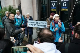 Tower Hamlets Protests £330m NHS Palantir Contract in Royal London Hospital 2026